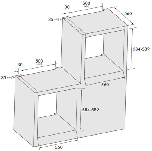 Lò nướng âm tủ 71 lít Kocher KOEU-71S13F