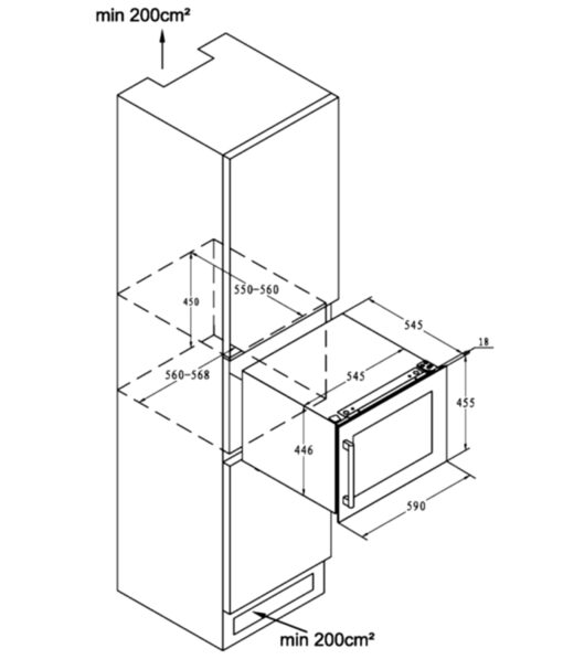 Tủ bảo quản rượu 28 chai 62 lít Kocher KWEU-1128B