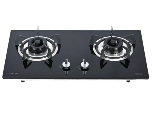 Bếp gas âm 2 vùng nấu Sakura SG2521GB