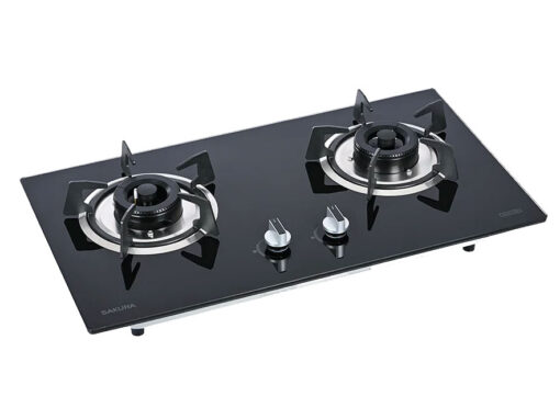 Bếp gas âm 2 vùng nấu Sakura SG2521GB